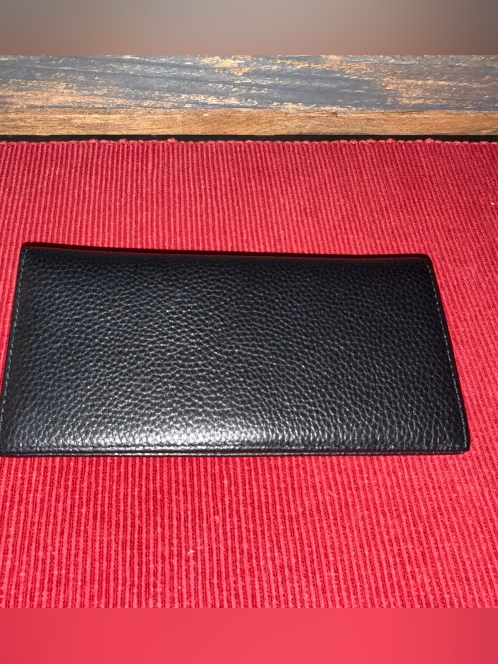 YNS Generic Black Leather Long Wallet